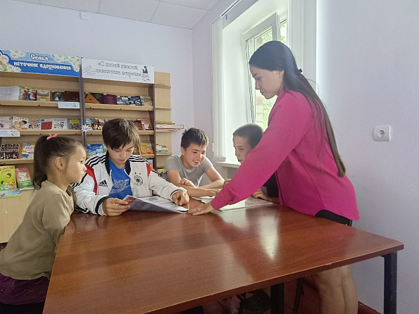Профилактическое мероприятие «Безопасное лето» в Большекарачкинской сельской библиотеке